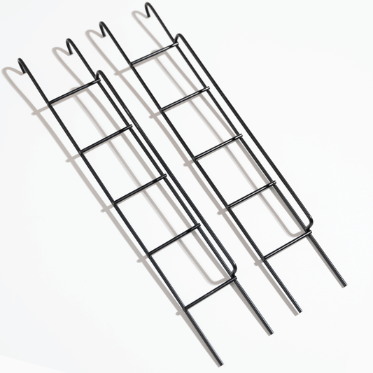 Miniature 2 Ladders for Fire Escape Shelf